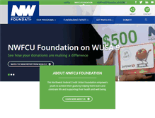 Tablet Screenshot of nwfcufoundation.org